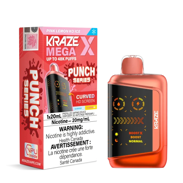 Kraze Mega X 2% disposable vape - Alt Vape Calgary