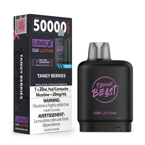 Level X G2 Ultra Pod vape juice packaging