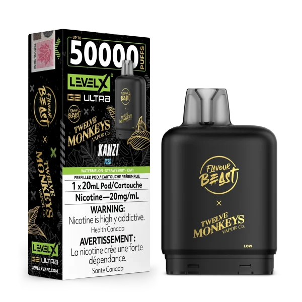 Level X G2 Ultra Pod vape juice packaging