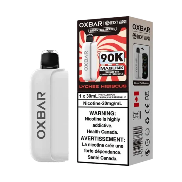 Oxbar Maglink Pods 2% disposable vape packaging