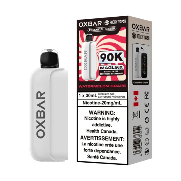 Oxbar Maglink Pods 2% disposable vape angle view