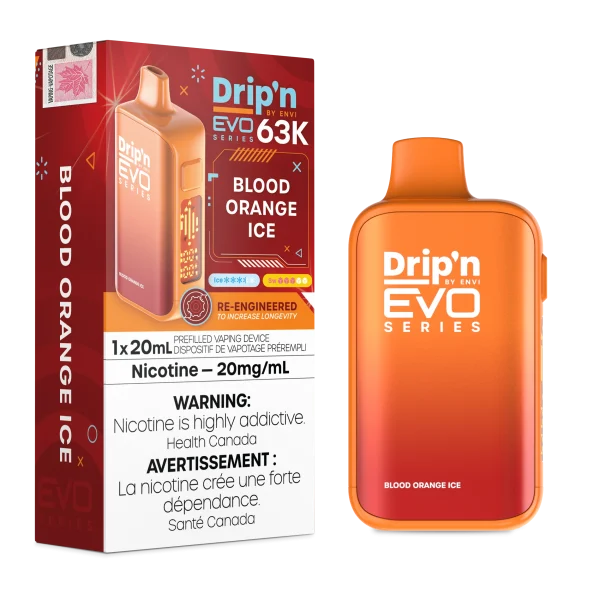 Dripn' Evo 63K 2% disposable vape detail