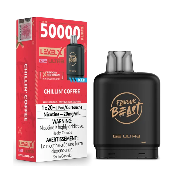Level X G2 Ultra Pod vape juice packaging