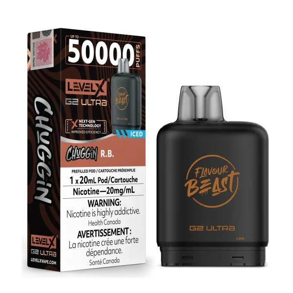 Level X G2 Ultra Pod vape juice packaging