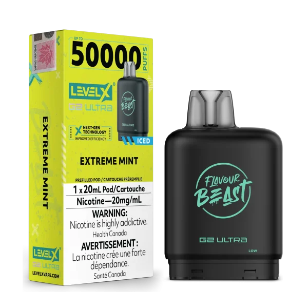 Level X G2 Ultra Pod vape juice detail