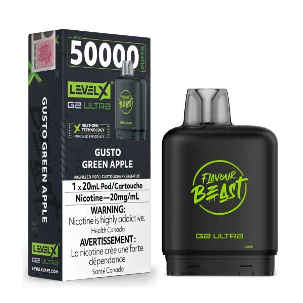 Level X G2 Ultra Pod vape juice detail