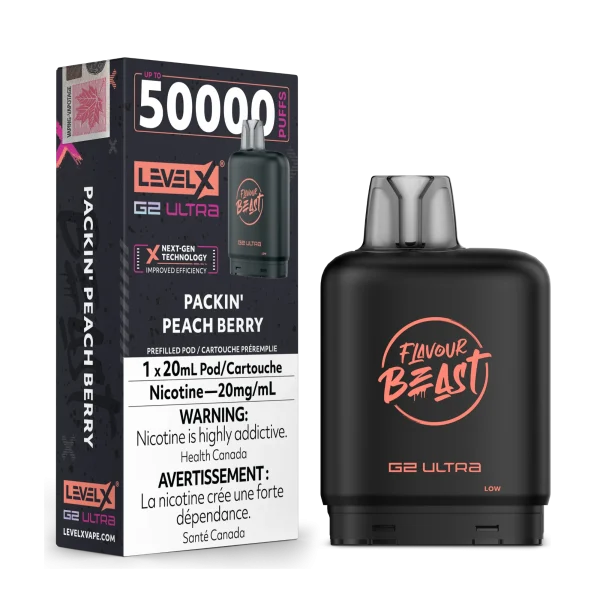 Level X G2 Ultra Pod vape juice packaging