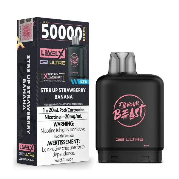 Level X G2 Ultra Pod vape juice packaging