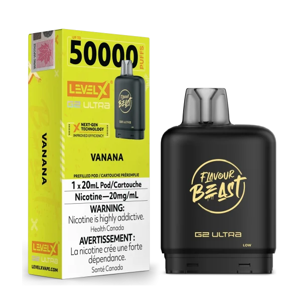 Level X G2 Ultra Pod vape juice detail