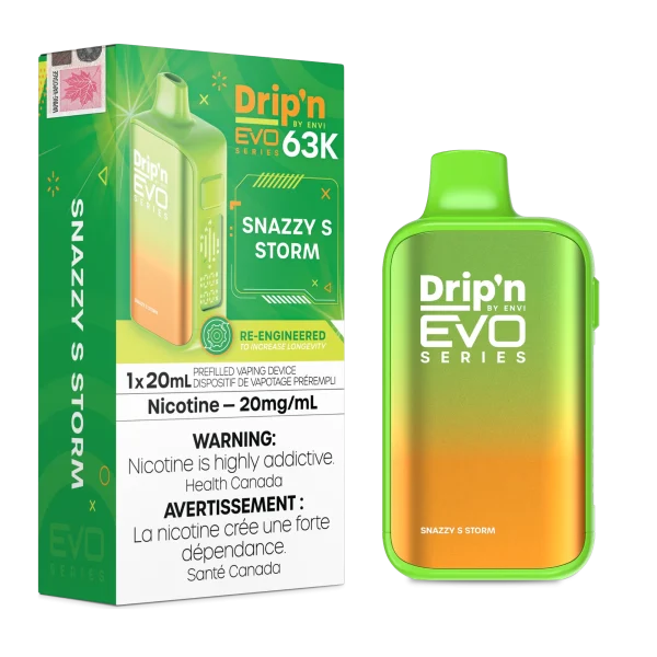 Dripn' Evo 63K 2% disposable vape - Alt Vape Calgary