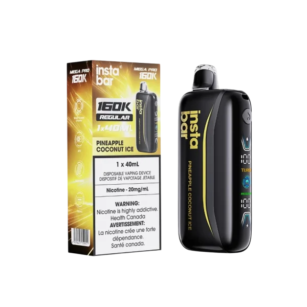 Insta Bar Mega Pro 160K 2% disposable vape - Alt Vape Calgary